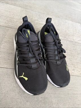 Puma Kids Black Running Sneakers Youth Size 3